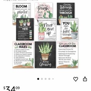 New Classroom Wall Art Set